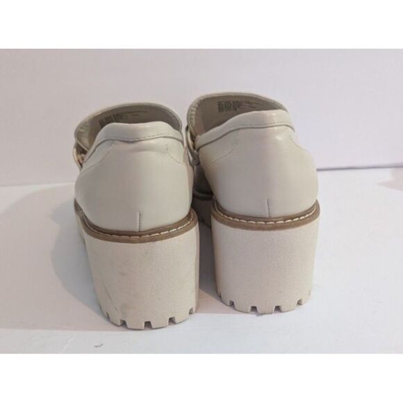 SM New York Women's Size 11 M Alix Cream Wedge Comfort Loafers (Shoes) - Picture 4 of 7